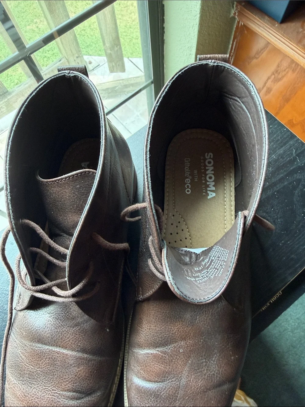 SONOMA Men's Dark Brown Chukka Boots